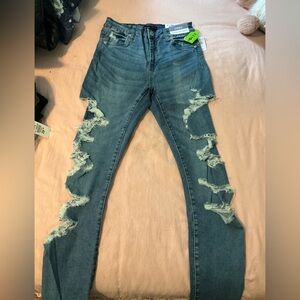 Bluenotes Distressed Blue Jeans